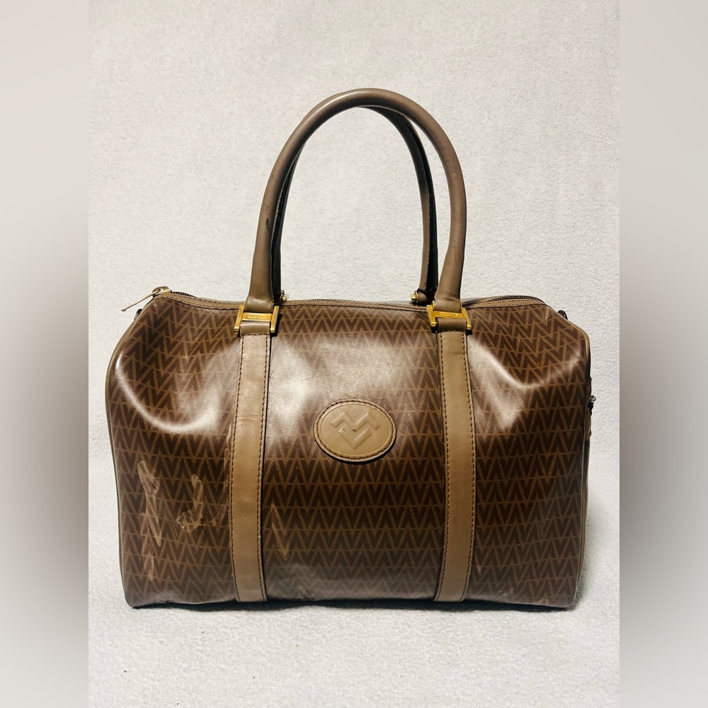 Mario Valentino Monogram Boston Bag - Picture 5 of 12